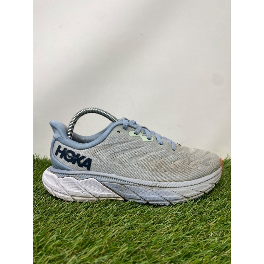 Hoka One One Arahi 6 Womens Size 7 Blue Athletic Running Walking Shoes Sneakers